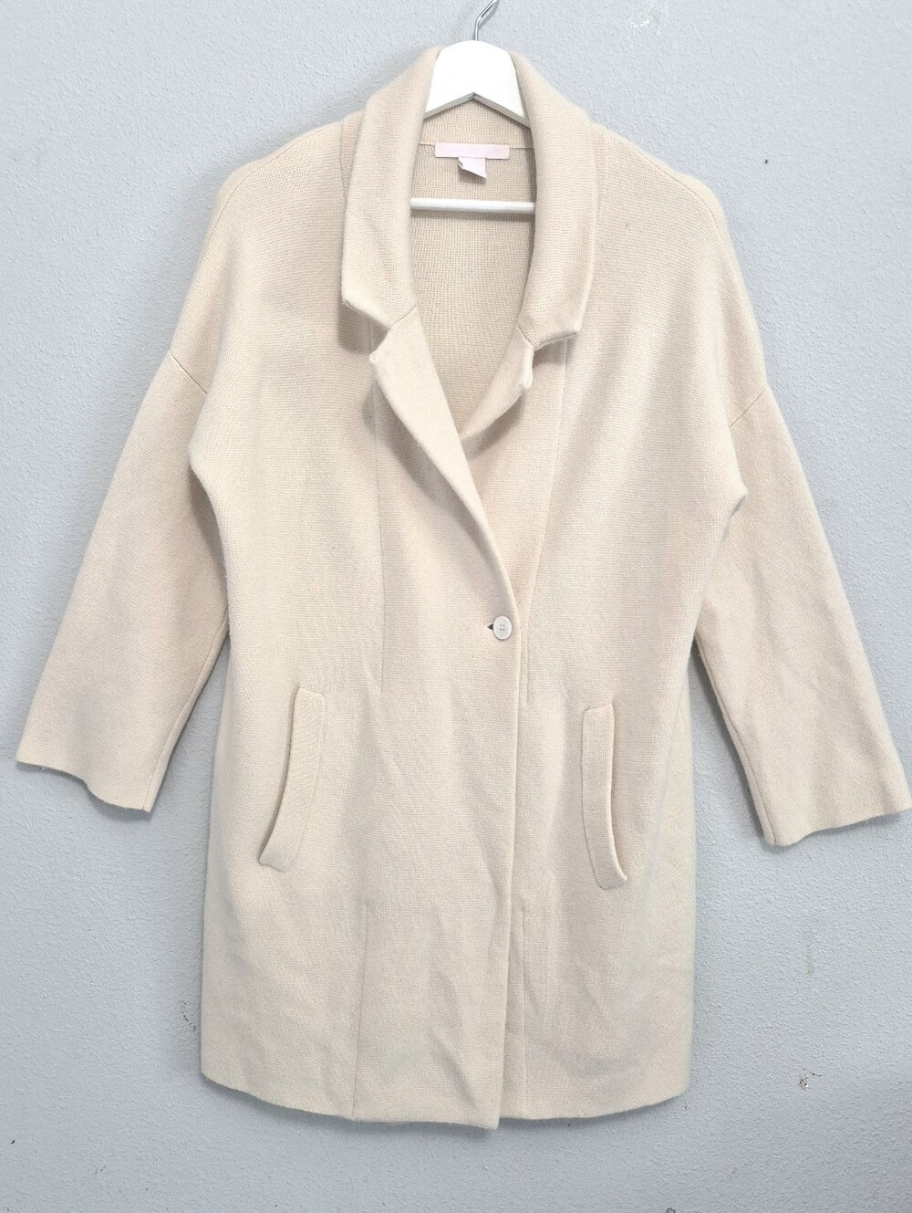 The Cashmere Project Cream Overcoat Woman Small Old Money Quiet Luxury